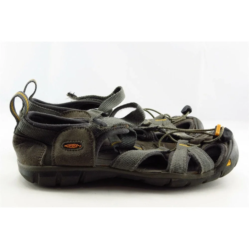 KEEN Youth Boys Shoes‎ Size 4 M Gray Fabric Sandals
